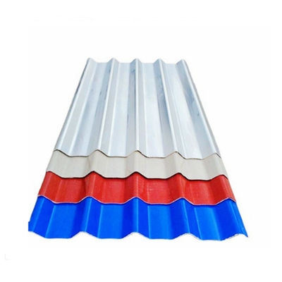Spangle Corrugated Galvanized Roofing Steel Sheet 0.6mm Zinc Coated Zero Regular 1250mm