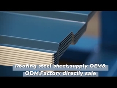 PPGI galvanizó color cubrió la hoja de acero que cubría acanalada